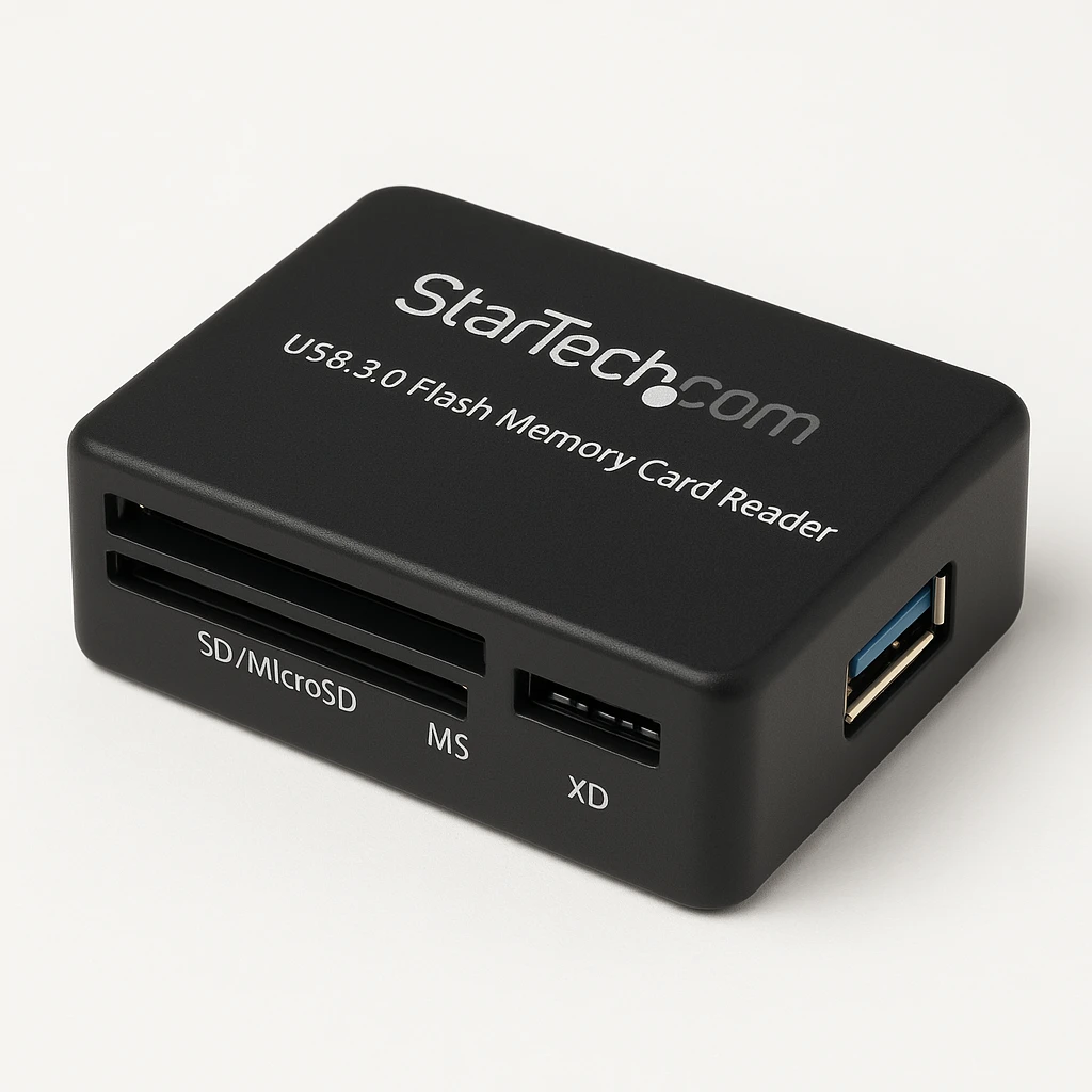 StarTech.com Lector de Tarjetas de Memoria Flash USB 3.0 (FCREADHCU3) - Lector de tarjetas (Multiformato) - USB 3.0