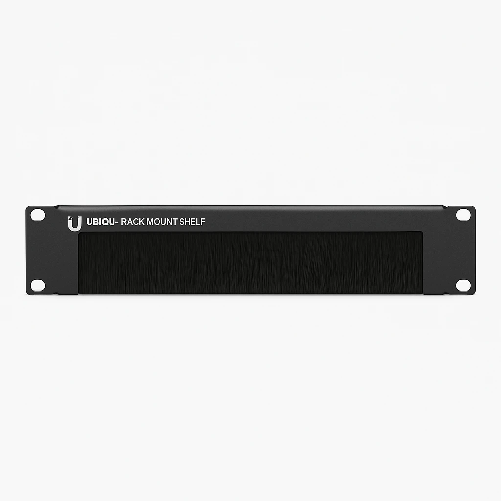 Ubiquiti - Rack mount shelf - UACC-Rack-Panel-Brush-1U