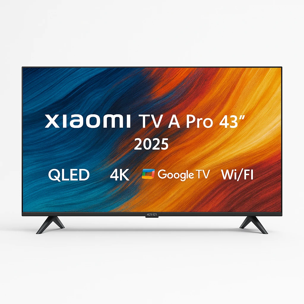 Xiaomi TV A Pro 43''2025 QLED/4K/GoogleTV/Wifi/BT360