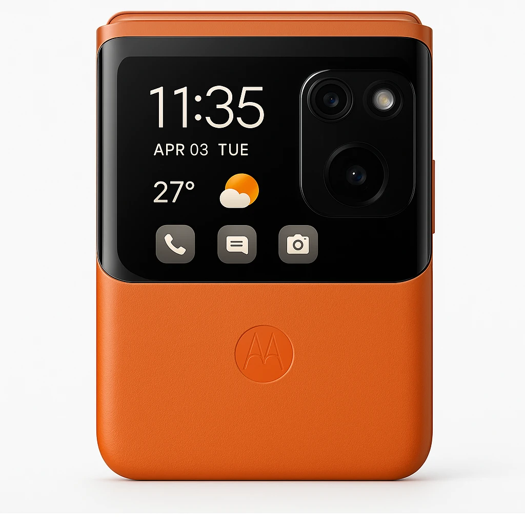 Motorola Razr 50 - Smartphone - Android - Orange - Touch