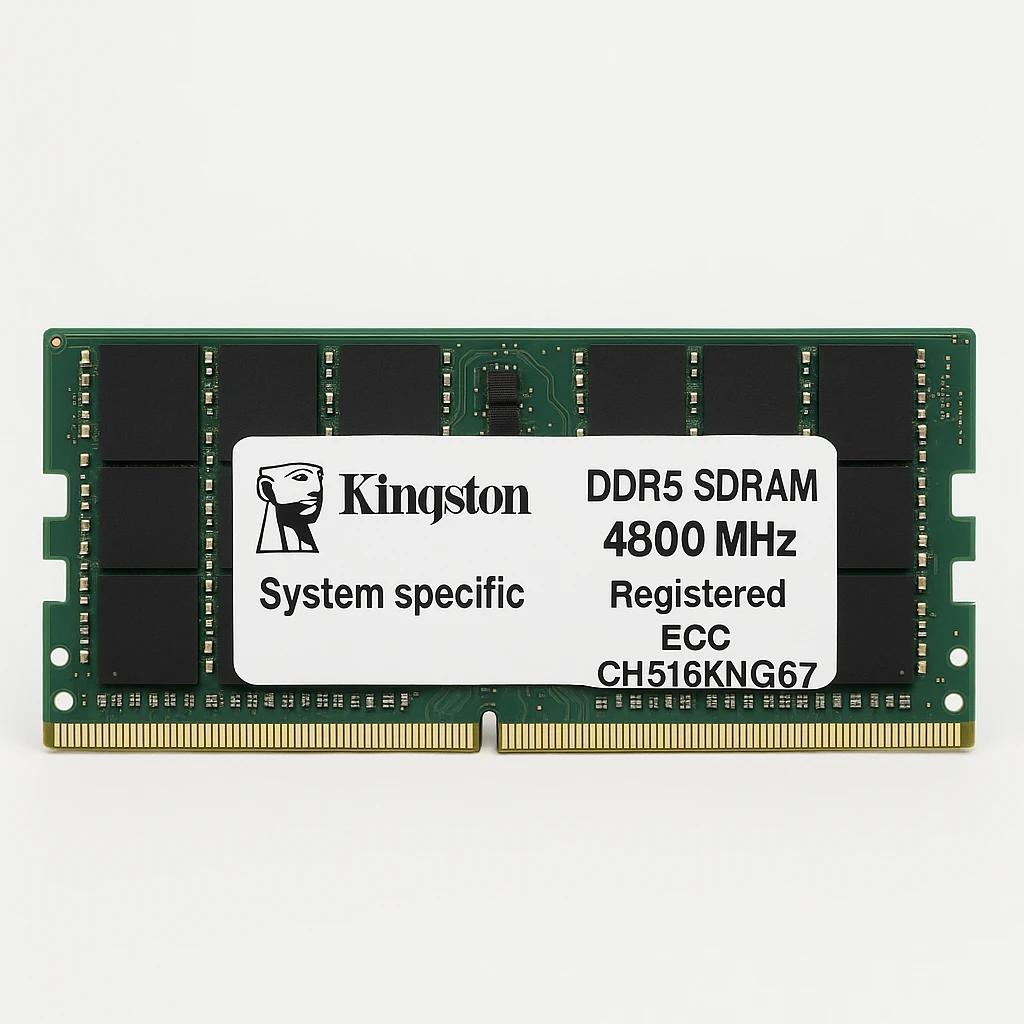 Kingston - DDR5 SDRAM - 4800 MHz - System specific - Registered - ECC