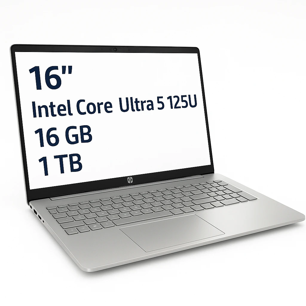 HP - Notebook - 16" - Intel Core Ultra 5 125U - 16 GB - 1 TB