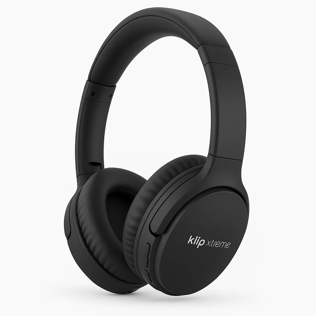 Klip Xtreme - KNH-300BK - Headphones - Para Home audio - Wireless - ANC - 32Hr - Black