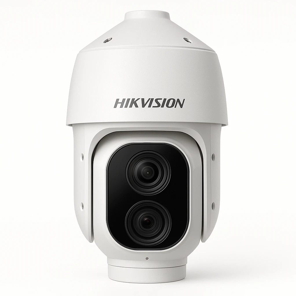 Hikvision - Surveillance camera - Indoor / Outdoor - 4MP+4MP 4X POE PTZ
