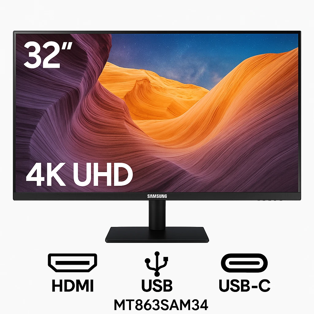 Samsung - 32" - 3840 x 2160 - HDMI / USB / USB-C