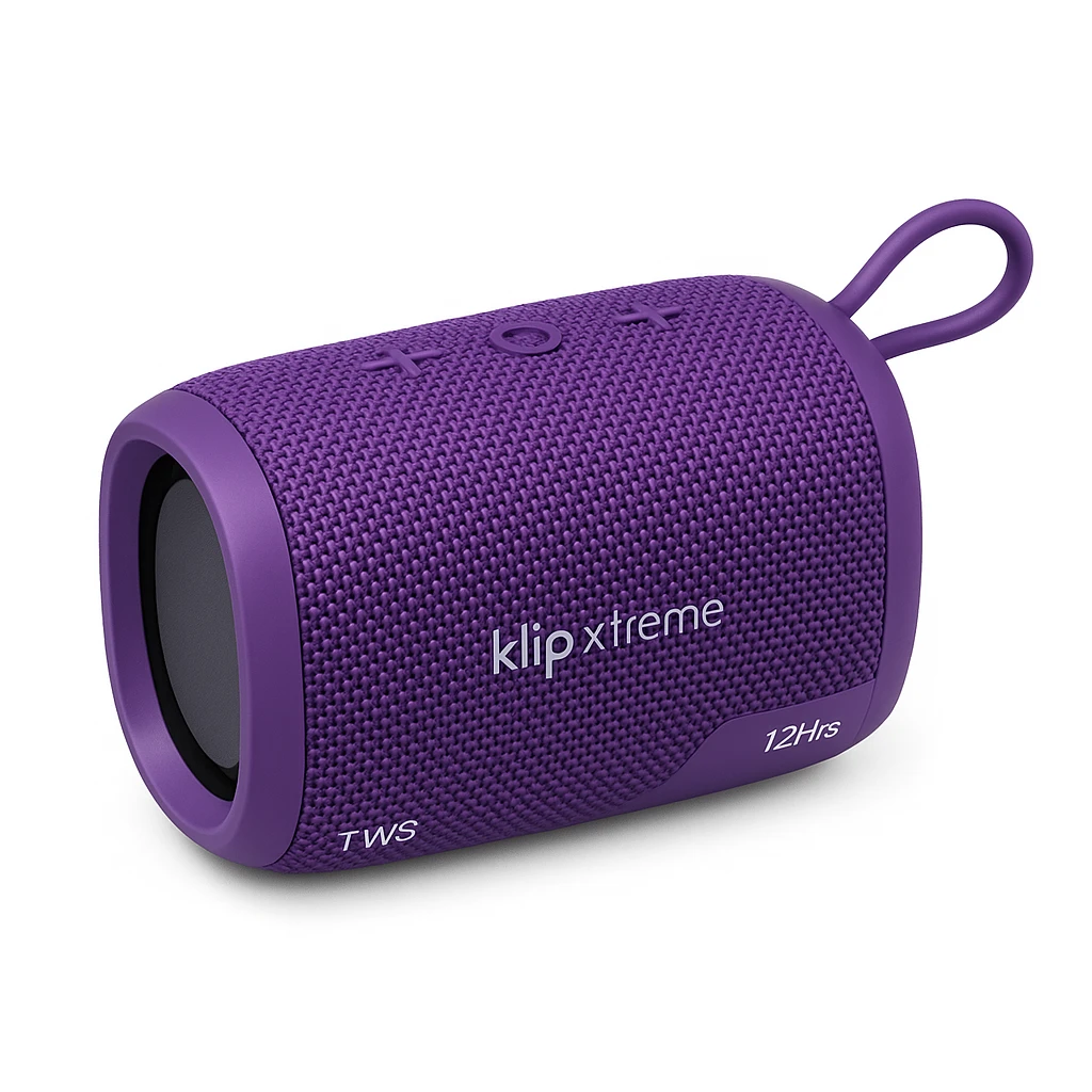 Klip Xtreme KBS-030PR - Speaker - Purple - TWS - 12Hrs -IPX7
