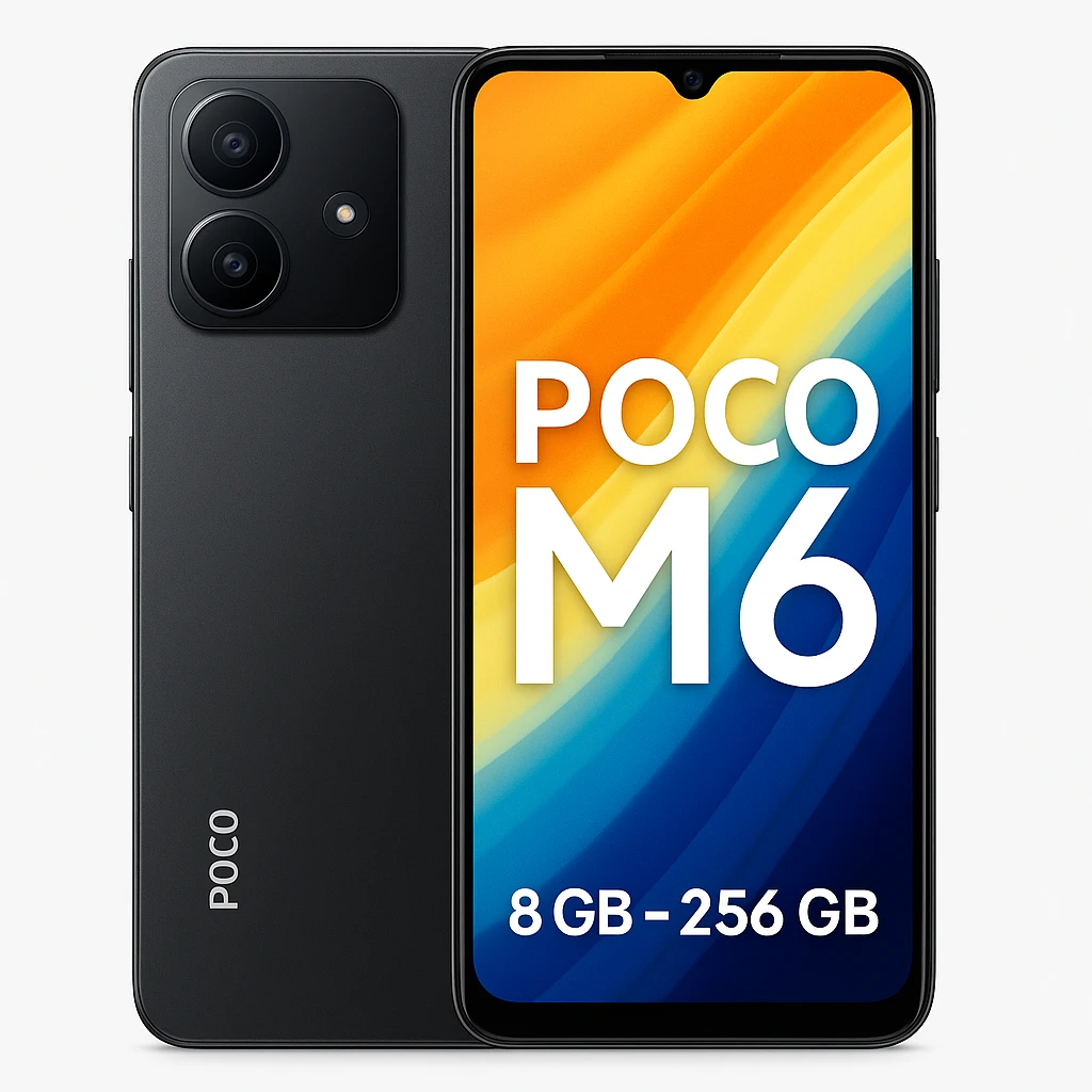 Xiaomi Poco M6 - Teléfono inteligente - Android - 8 GB - 256 GB - Negro
