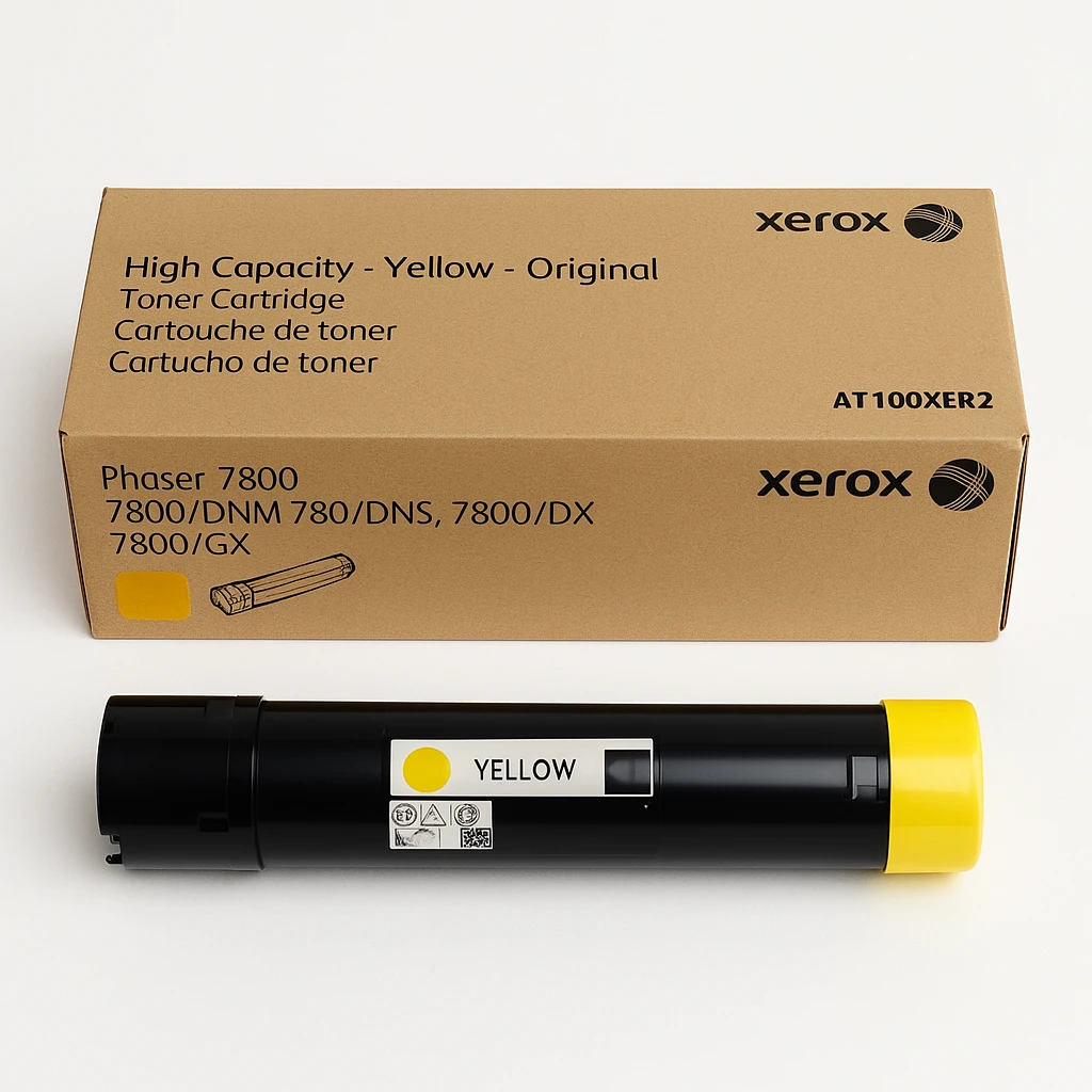 Xerox - Gran capacidad - amarillo - original - cartucho de tóner - para Phaser 7800/DN, 7800/DNM, 7800/DNS, 7800/DX, 7800/GX