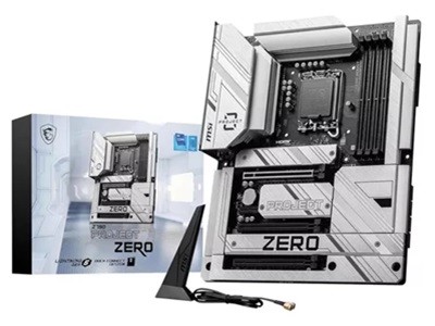 MSI - MSI Z790 PROJECT ZERO - Motherboard - ATX - LGA1700 Socket - Intel Z790 - para Celeron / para Pentium / para Core i3 / para Core i5 / para Core i7 - None