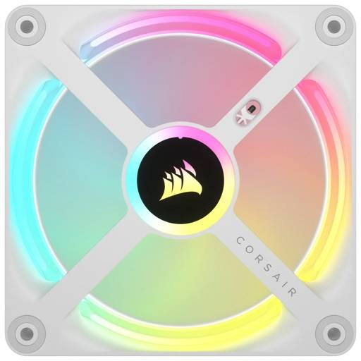 Corsair Memory - Kit Ventilador 3X120mm - QX120 RGB Blanco