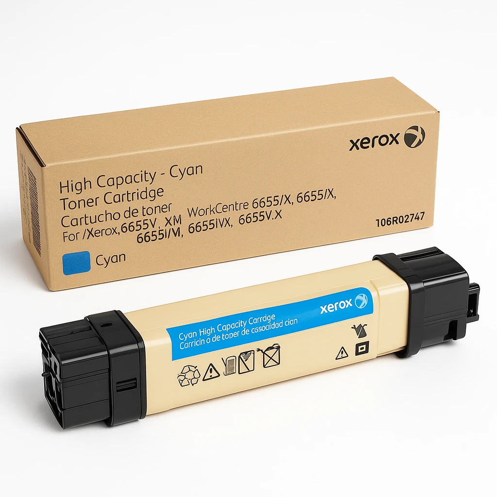 Xerox - Gran capacidad - cián - original - cartucho de tóner - para Xerox 6655V_XM; WorkCentre 6655/X, 6655/XM, 6655I/YXM, 6655IV_X, 6655V_X
