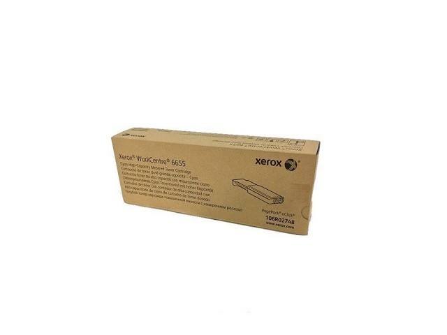 Xerox - Cián - original - cartucho de tóner con contador - para WorkCentre 6655, 6655/X, 6655/XM, 6655/YXM, 6655i/X, 6655I/YXM, 6655IV_X, 6655V_X