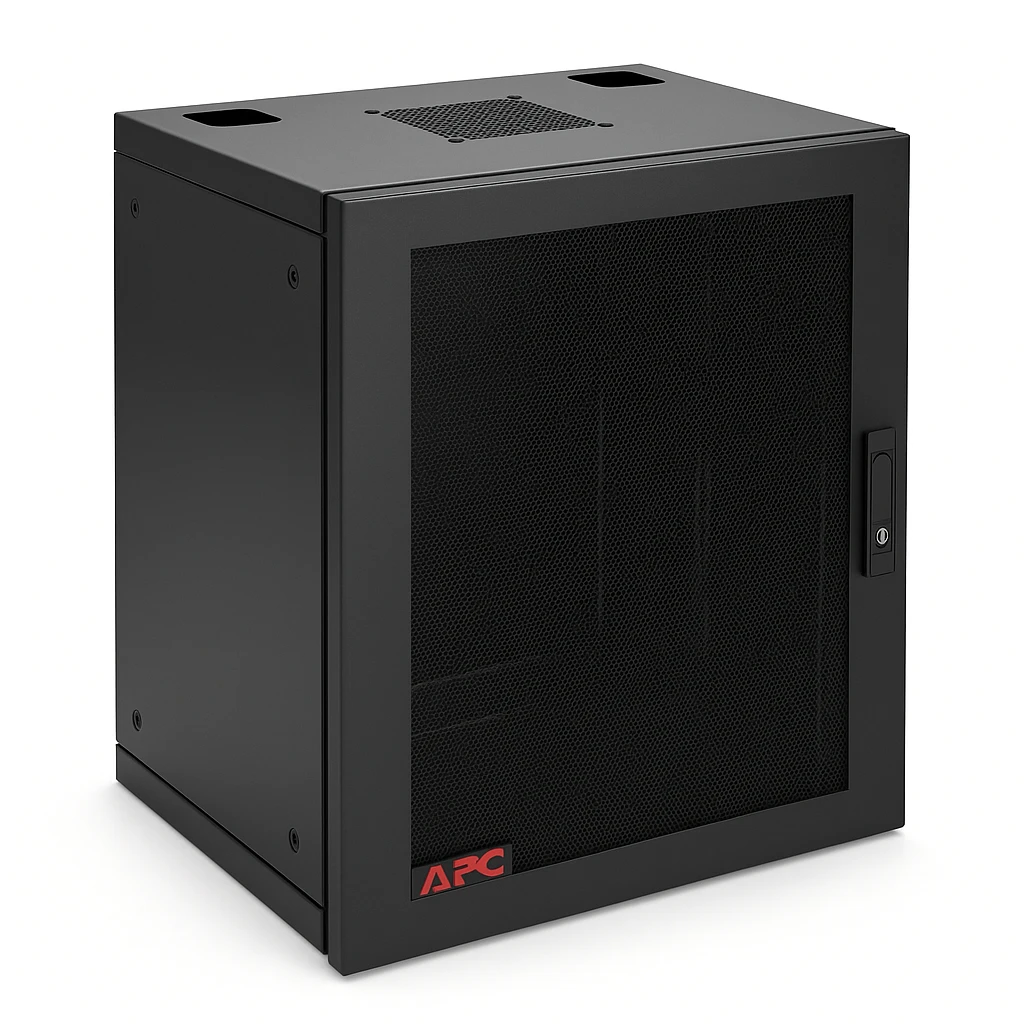 APC NetShelter WX AR109 - Armario - instalable en pared - negro - 9U - 19" - para P/N: ACF600, AR8213, NBWL0355A, NBWL0356A