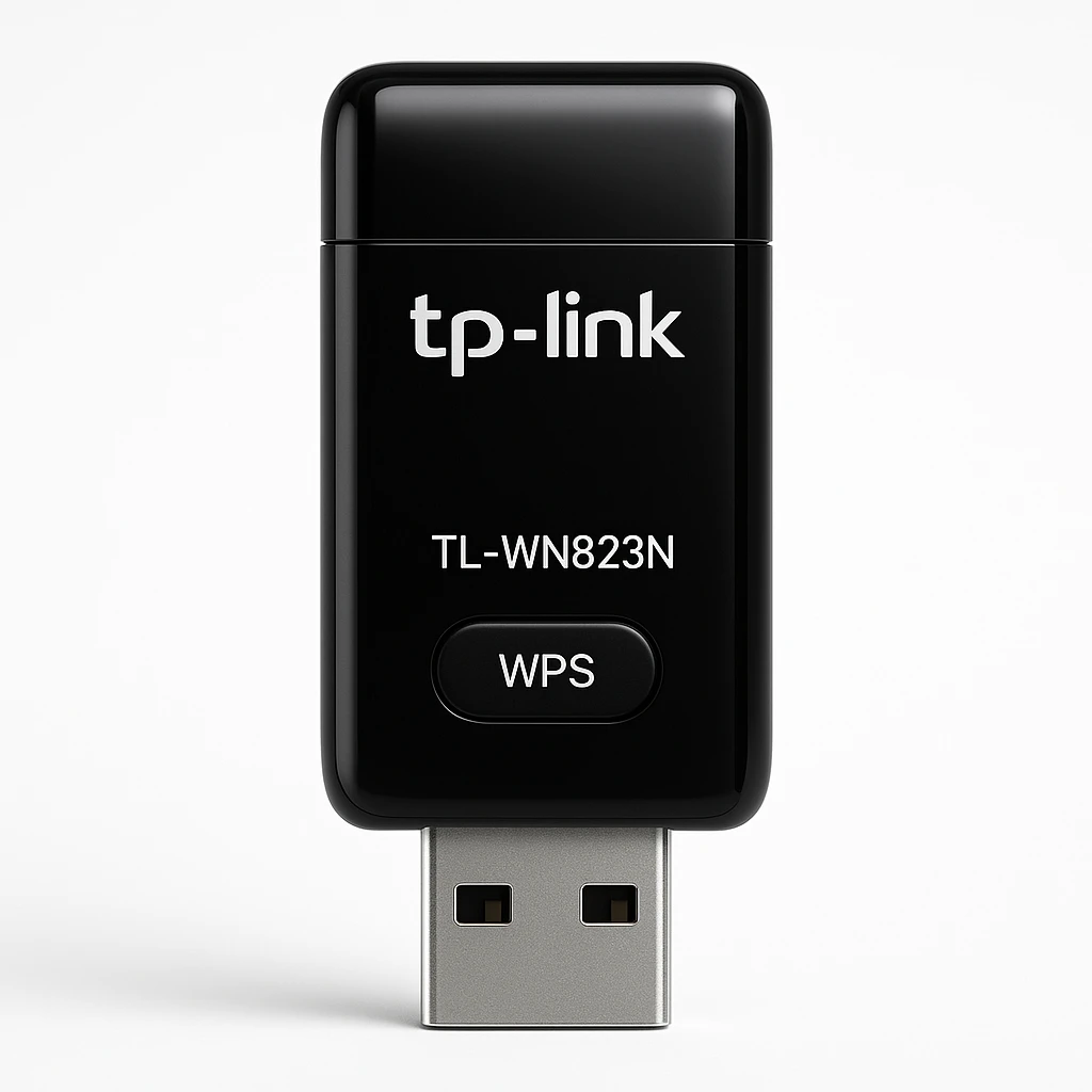 TP-Link TL-WN823N - Adaptador de red - 802.11b/g/n - Velocidad 300 Mbps a 2.4 GHz-USB 2.0-Botón WPS