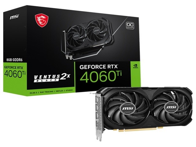 MSI - PCI Express 4.0 x16 - NVIDIA - NVIDIA GeForce RTX 4060 Ti - GDDR6X SDRAM - DisplayPort / HDMI
