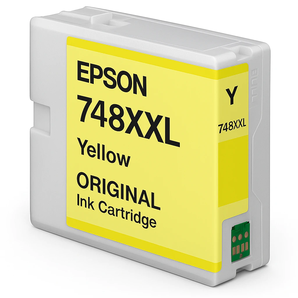 Epson 748XXL - XL - amarillo - original - cartucho de tinta - para WorkForce Pro WF-6090, WF-6590, WF-8090, WF-8090 D3TWC, WF-8590, WF-8590 D3TWFC