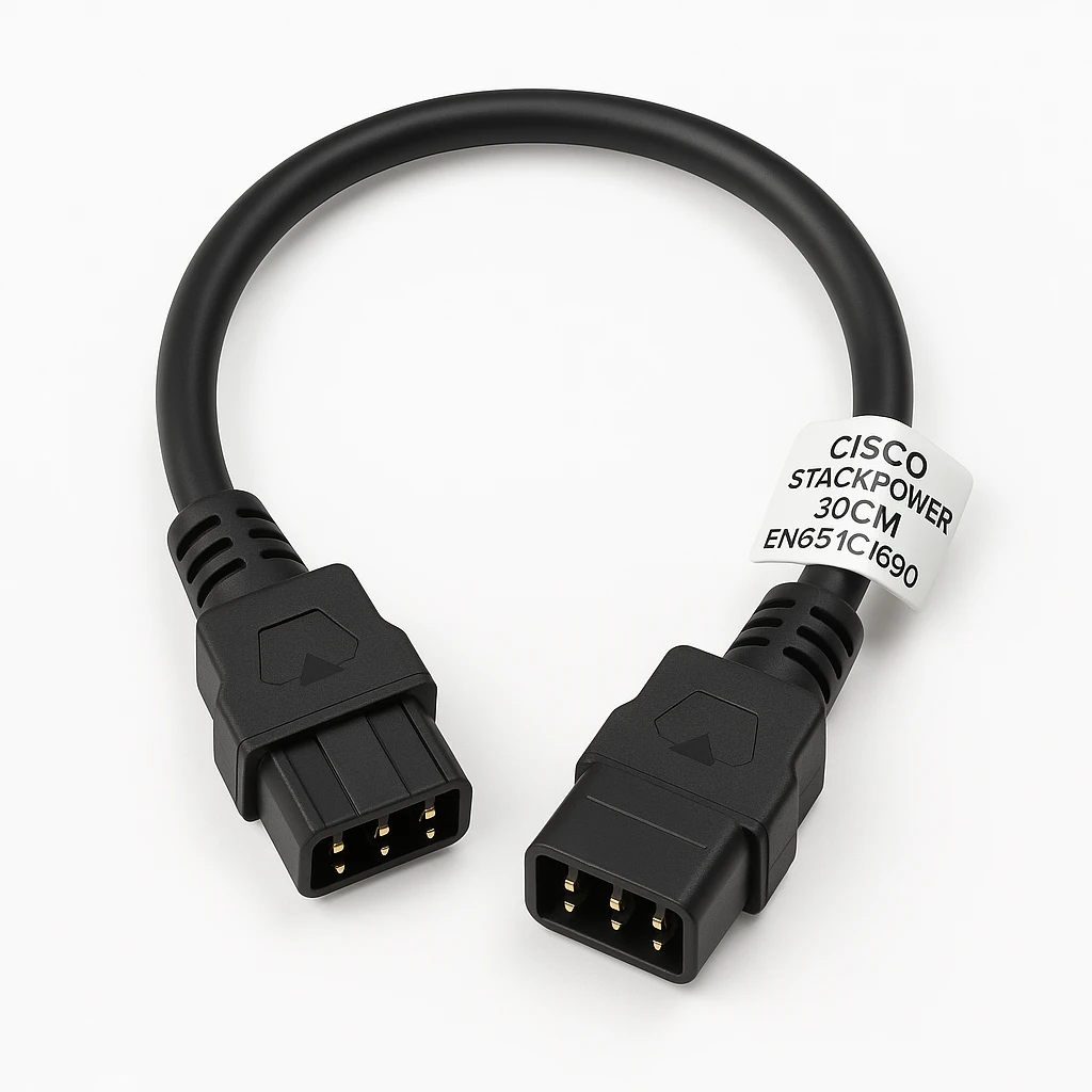 Cisco StackPower - Cable de alimentación - 30 cm - para Catalyst 3750X-12, 3750X-24, 3750X-48