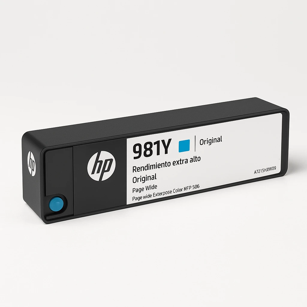 HP 981Y - Rendimiento extra alto - cián - original - PageWide - cartucho de tinta - para PageWide Enterprise Color MFP 586, PageWide Managed Color E55650