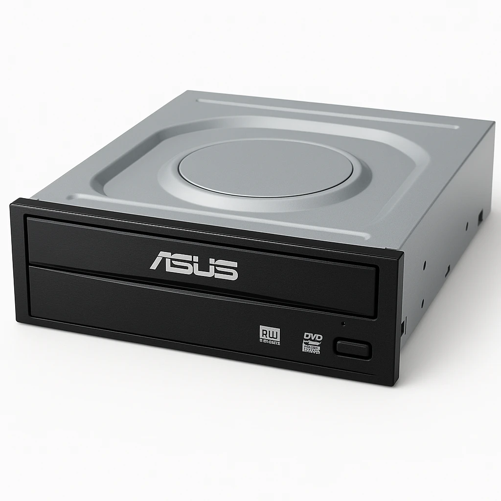 ASUS DRW-24F1ST - Unidad de disco - DVD±RW (±R DL) / DVD-RAM - 16x/16x/5x - Serial ATA - interna - 5.25" - negro