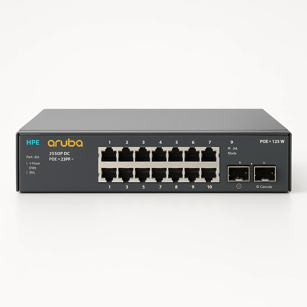 HPE Aruba 2930F 8G PoE+ 2SFP+ - Conmutador - L3 - Gestionado - 8 x 10/100/1000 (PoE+) + 2 x 1 Gigabit / 10 Gigabit SFP+ (enlace ascendente) - montaje en rack - PoE+ (125 W)