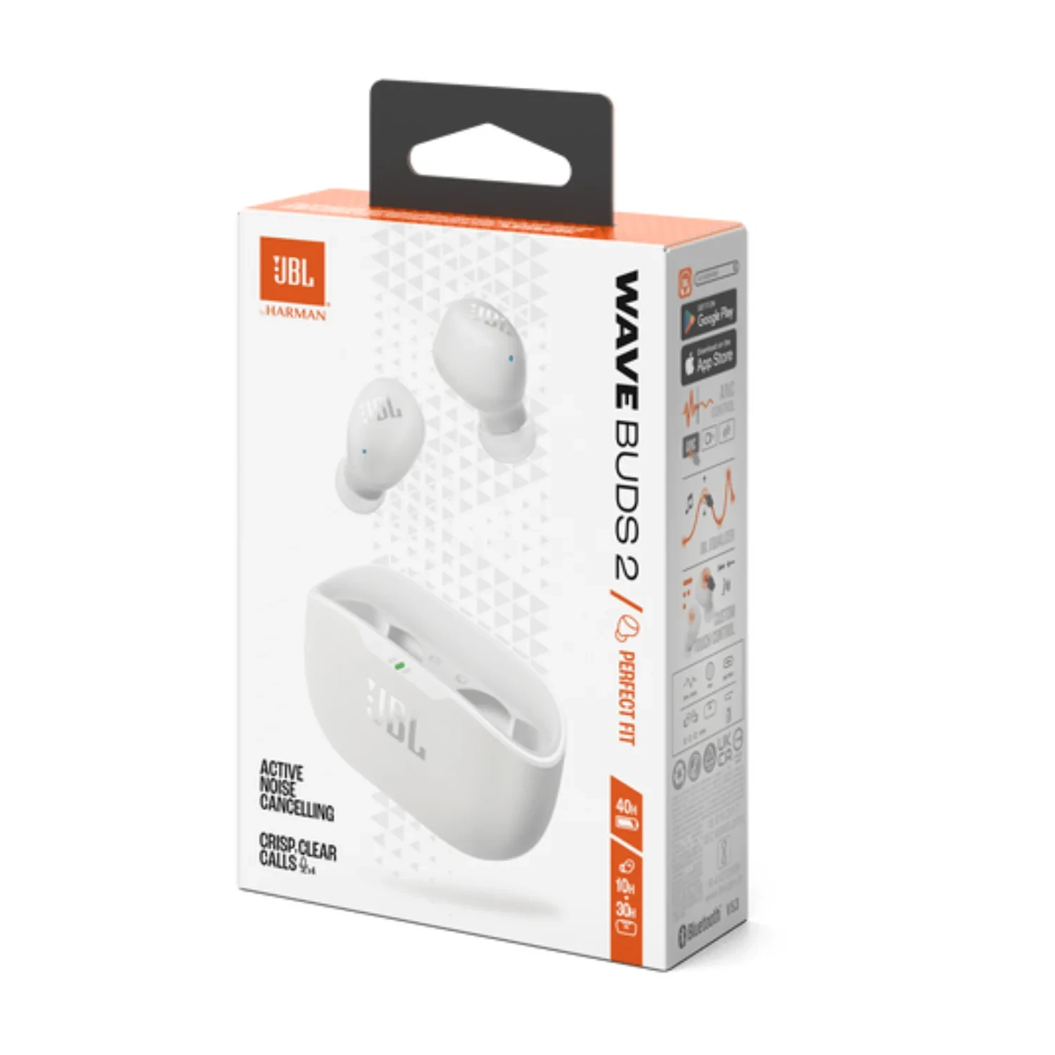 JBL Wave - Buds 2 - Auriculares internos - Inalámbrico - Blanco