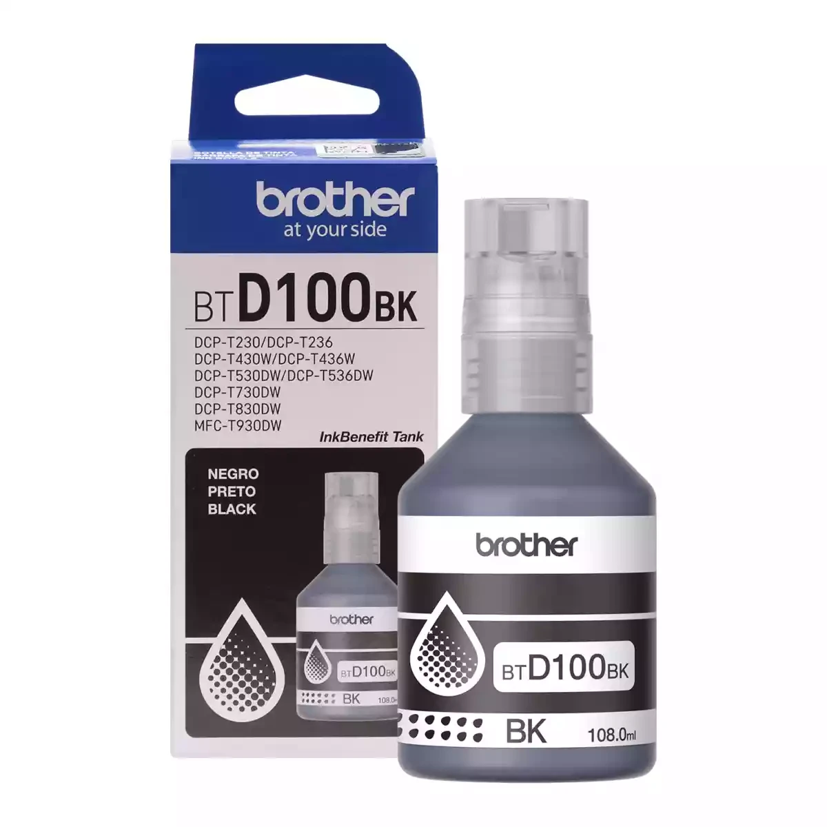Brother - BTD100BK - Ink Bottle - Black
