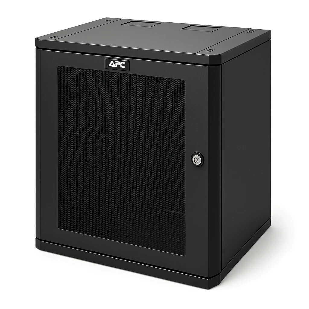 APC NetShelter WX AR112 - Armario - instalable en pared - negro - 12U - 19"