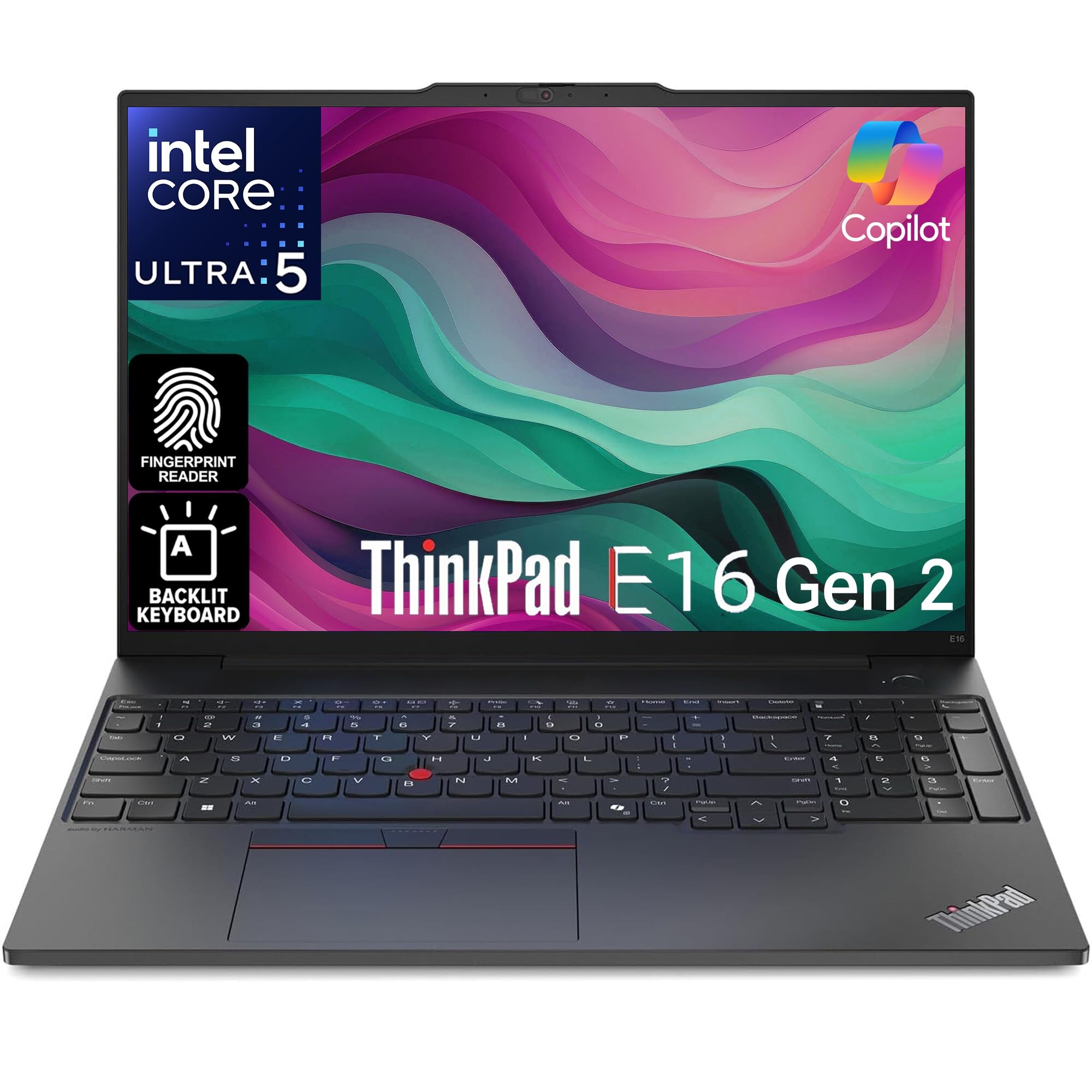 Lenovo ThinkPad E16 Gen 2 - Notebook - 16" - 1920 x 1200 LCD - Intel Core Ultra 7 155U - 16 GB - DDR5 SDRAM - 512 GB SSD - Intel HD Graphics - Windows 11 Pro - Black - Spanish - 1-year warran