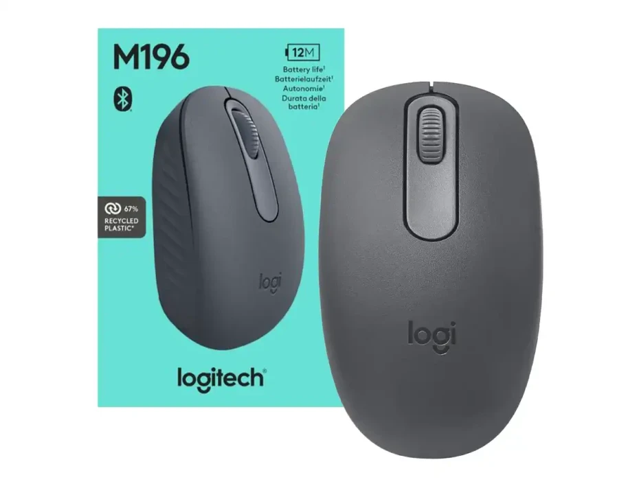 Logitech - M196 - Mouse - Bluetooth - Graphite