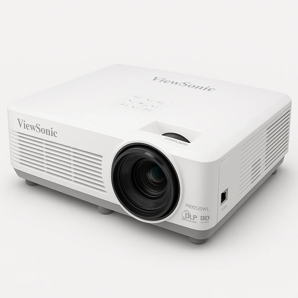 ViewSonic Pro9520WL - Proyector DLP - 3D - 5200 ANSI lumens - WXGA (1280 x 800) - 16:10 - LAN
