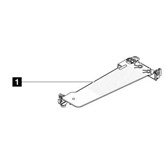 Lenovo - PCIe x1 to PCIe x16 slot adapter - 4XH7A83849