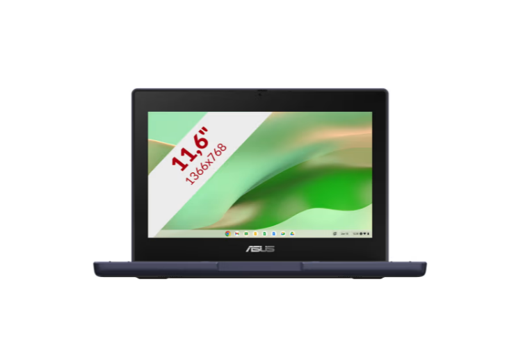 ASUS CR1104FTA-NS0213 - Notebook - 11.6" - Intel None N150 / 3.6 GHz - 8 GB - LPDDR5 SDRAM - Intel UHD Graphics - Google Chrome OS - 1-year warranty