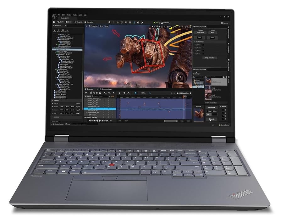 Lenovo ThinkPad P16 Gen2 - Notebook - 16" - 1920 x 1200 LCD - Intel Core i7 I7-13700HX / 2.1 GHz - 32 GB - DDR4 SDRAM - 1 TB SSD - NVIDIA RTX 3500 Ada Generation 12GB - Windows 11 Pro - Black