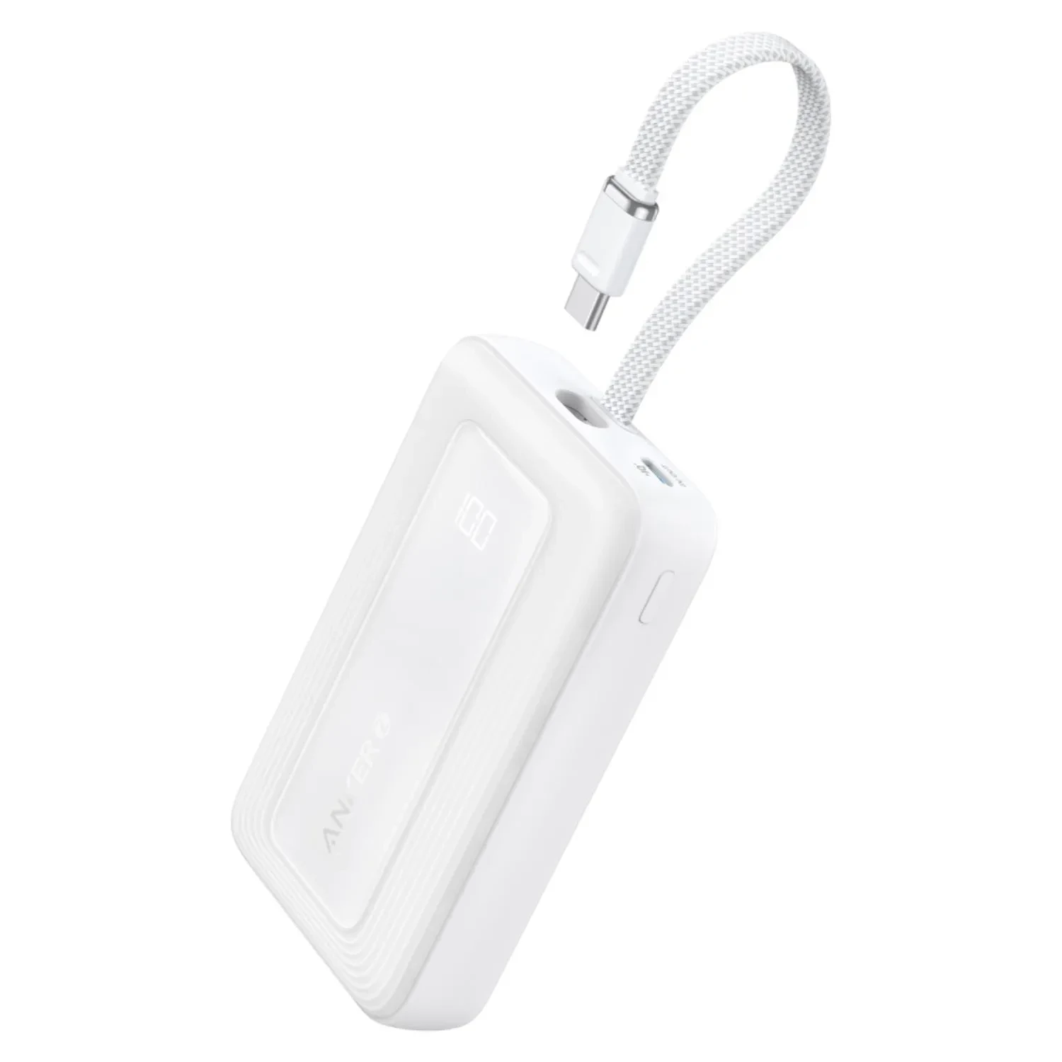 Anker - powerbank - Lithium - Para -- - 10K 30W Cable C Blanco