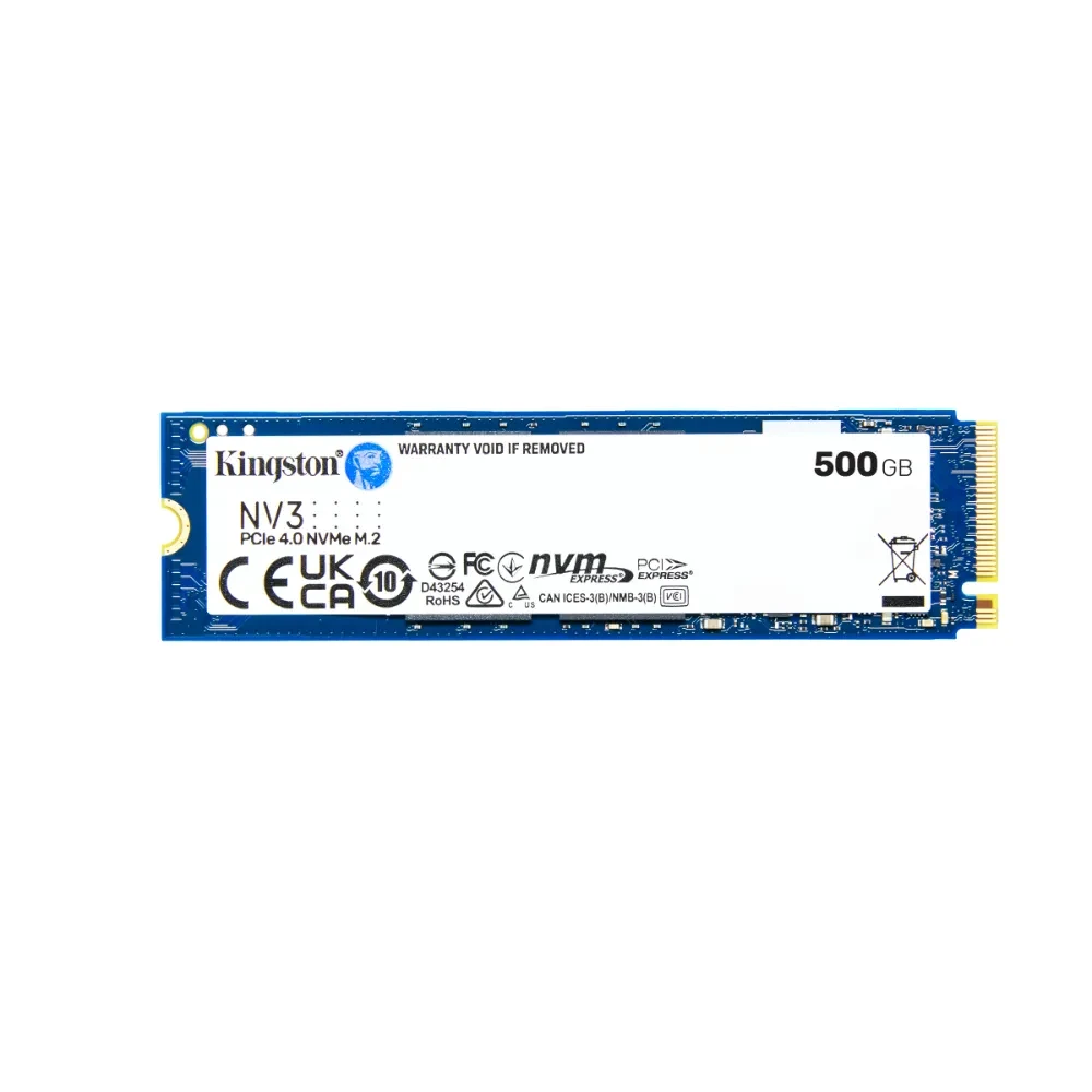 Kingston - Internal hard drive - 500 GB - M.2 2230 - Solid state drive - NV3 M.2 2230 PCIe 4.0 NVMe