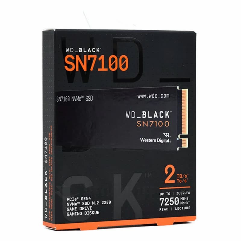 WD Black SN7100 - Internal hard drive - 2 TB - M.2 2280 - Solid state drive