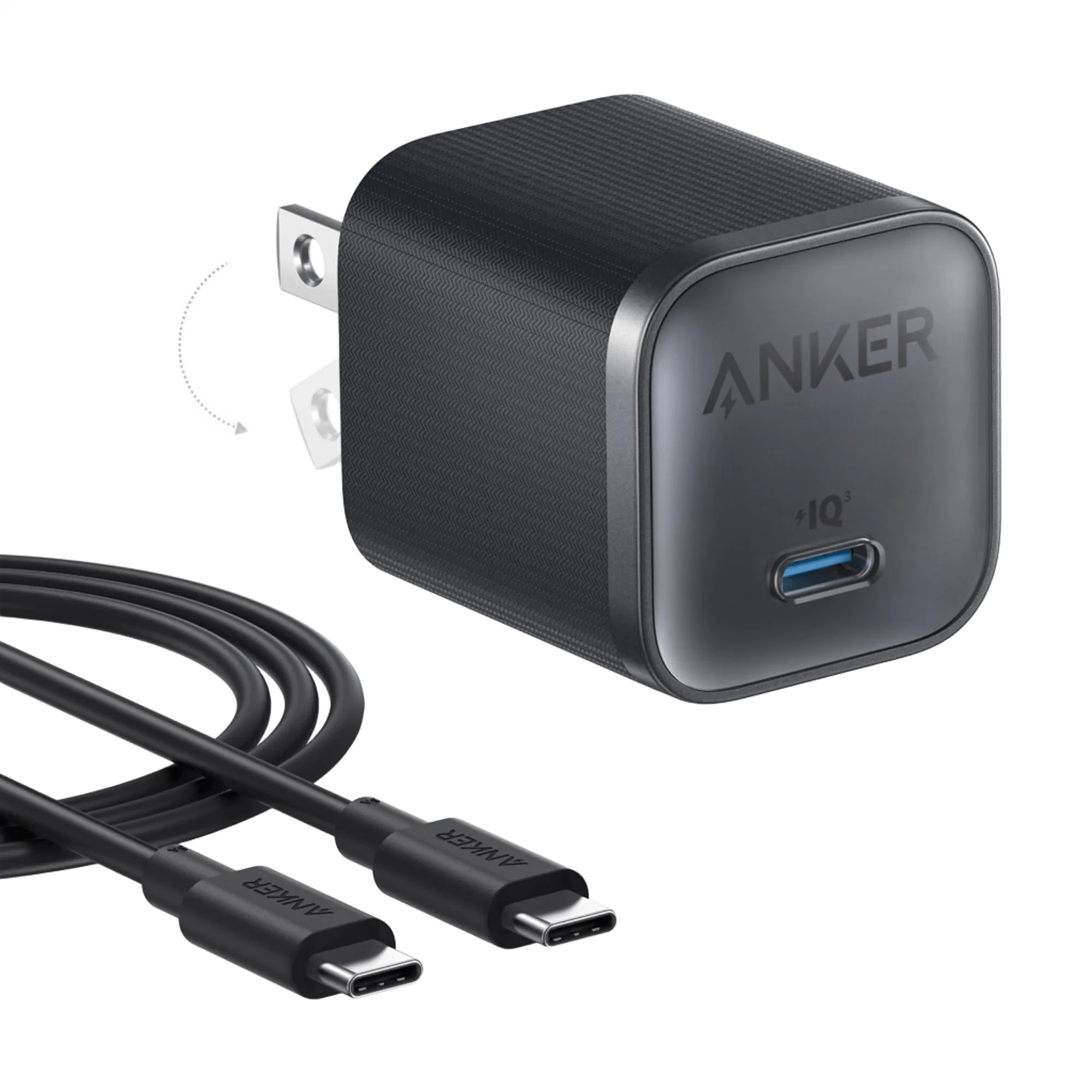 Anker - charger. - Nano Charger (45W) - Black