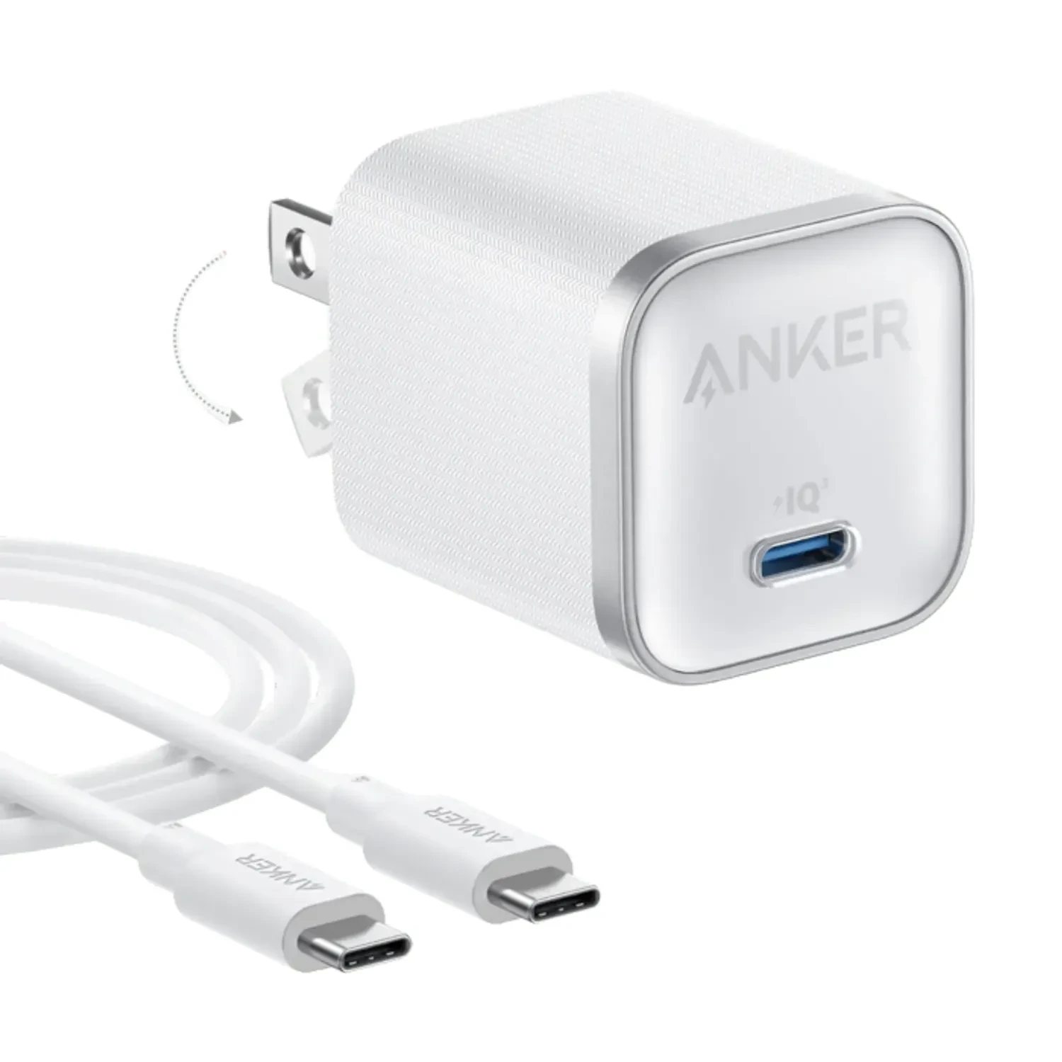 Anker - Charge/Sync cable - Nano Charger (45W) - White
