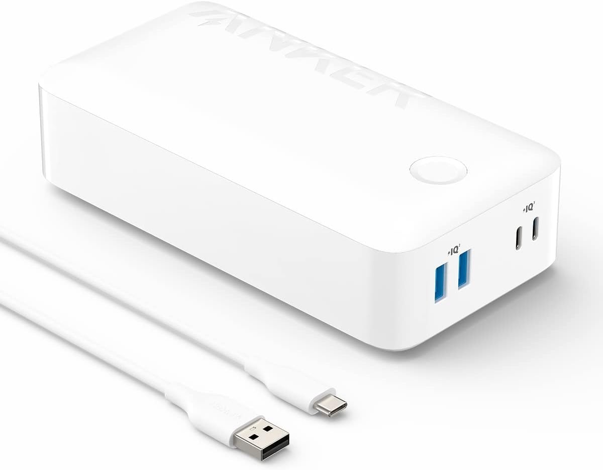 Anker - Power bank - 22.5 Watt - Lithium - Para - - Nano - Blanco