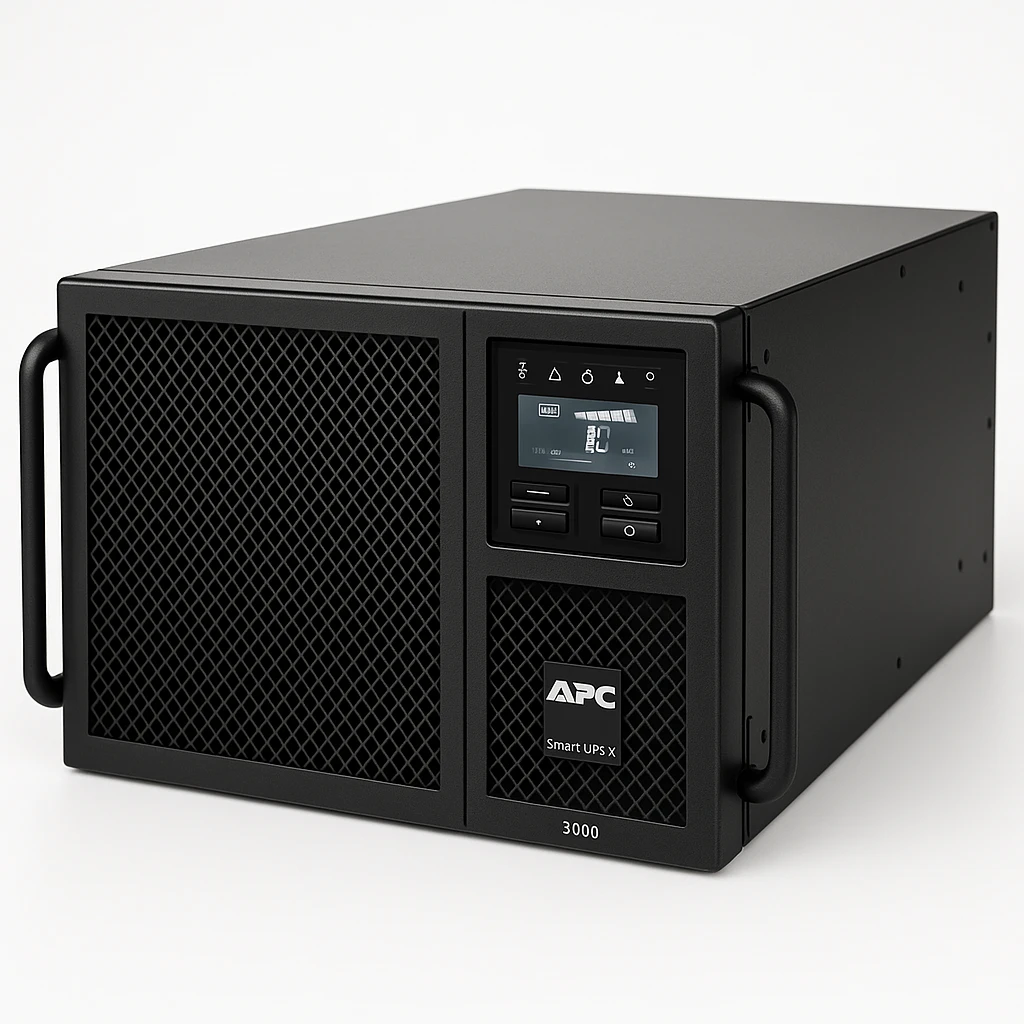 APC Smart-UPS X 3000 Rack/Tower LCD - UPS (montaje en rack / externo) - CA 230 V - 2700 vatios - 3000 VA - RS-232, USB - conectores de salida: 12 - 4U - negro - para P/N: AR4024SP, AR4024SPX4