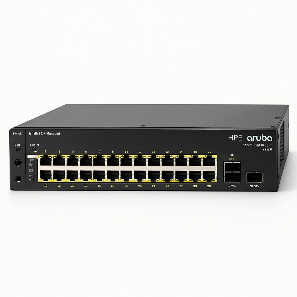 HPE Aruba 2930F 24G PoE+ 4SFP - Conmutador - L3 - Gestionado - 24 x 10/100/1000 (PoE+) + 4 x Gigabit SFP (enlace ascendente) - montaje en rack - PoE+ (370 W)