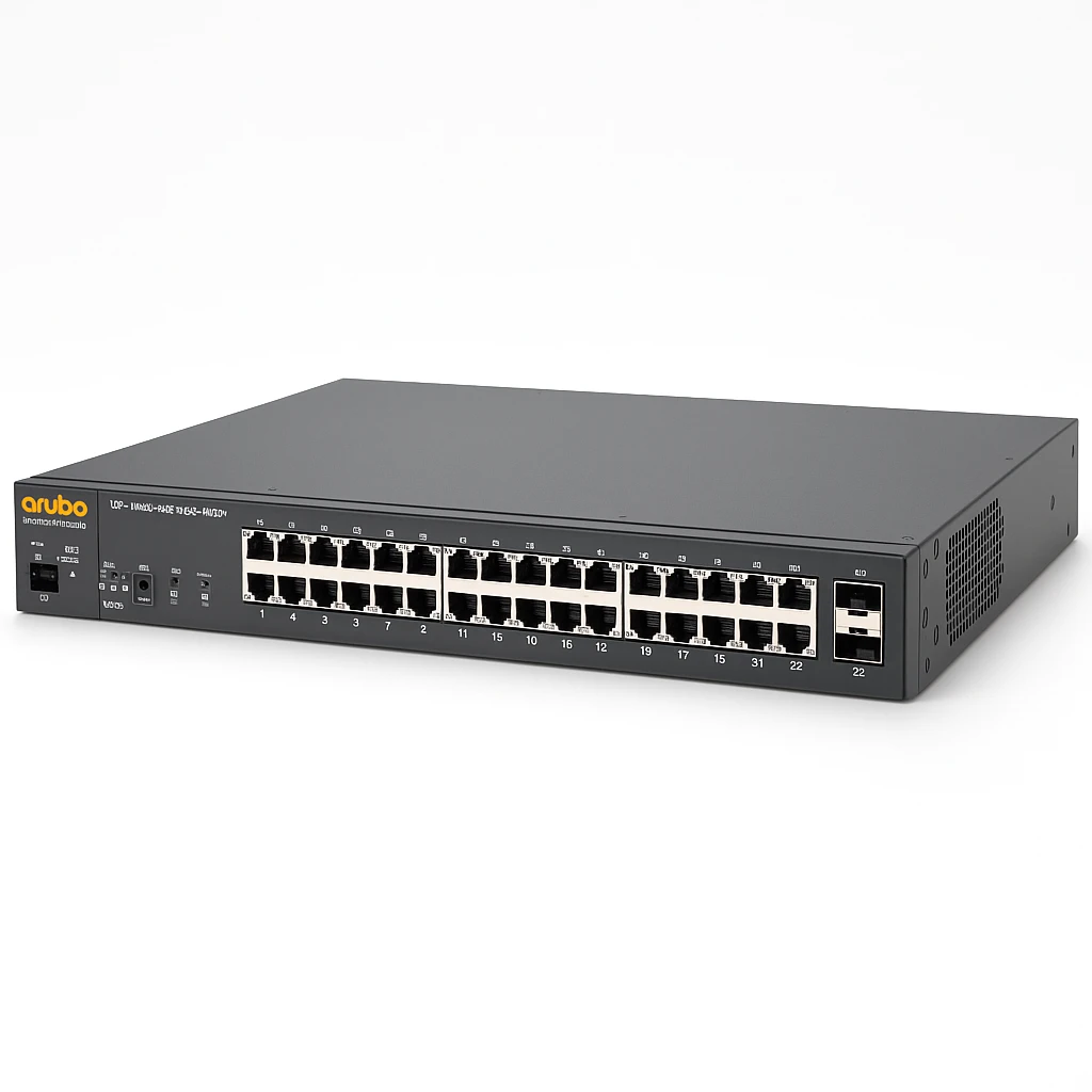 HPE Aruba 2930F 48G PoE+ 4SFP+ - Conmutador - L3 - Gestionado - 48 x 10/100/1000 (PoE+) + 4 x 1 Gigabit / 10 Gigabit SFP+ - flujo de aire de lado a lado - montaje en rack - PoE+ (370 W)