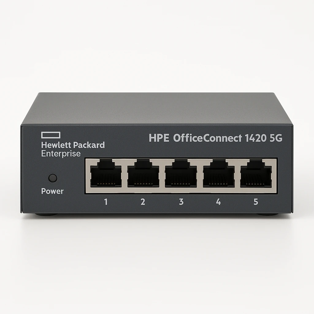 HPE OfficeConnect 1420 5g - Conmutador - sin gestionar - 5 x 10/100/1000 - sobremesa