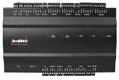 ZKTeco InBio260 Package B - 2 Puertas- TCP/IP and RS-485 - Wiegand 26-bits y Lectores RS485 Serie FR  - 3.6kg - 9.6 -14.4 VCD - Capacidad de Tarjetas: 60,000 - Capacidad de Huellas: 20,000 - 